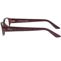 Dior Women's Eyeglasses - Shiny Purple Plum Plastic Oval Frame | DIOR CD7069J 0LK2 ,
