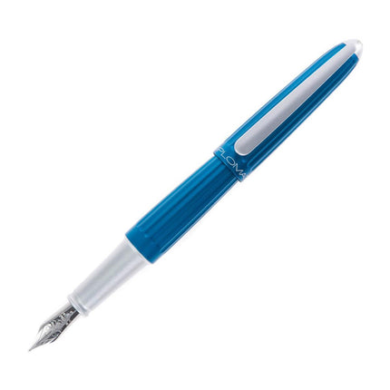 Diplomat Aero Fountain Pen - Blue Aluminum ,