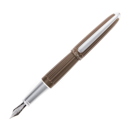 Diplomat Aero Fountain Pen - Metallic Brown Aluminum ,