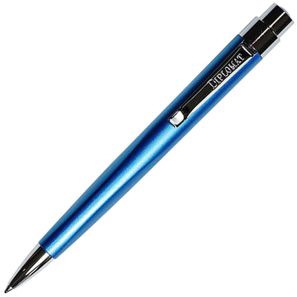 Diplomat Ballpoint Pen - Magnum Aegean Blue Plastic Barrel Push Button | D40903040 ,