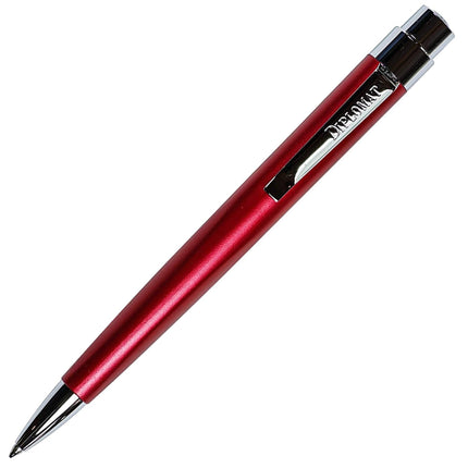 Diplomat Ballpoint Pen - Magnum Burned Red Plastic Barrel Push Button | D40905040 ,