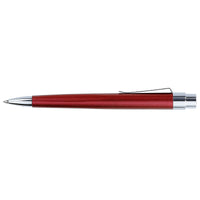 Diplomat Ballpoint Pen - Magnum Burned Red Plastic Barrel Push Button | D40905040 ,