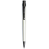 Diplomat Ballpoint Pen - Magnum Pearl White Plastic Barrel Push Button | D40901040 ,