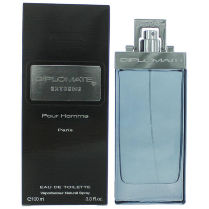 Diplomat Extreme by Paris Bleu Parfums, 3.3 oz Eau De Toilette Spray for Men ,