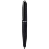 Diplomat Fountain Pen - Aero Black Glossy Aluminum with Steel Broad Nib | D40301028 ,
