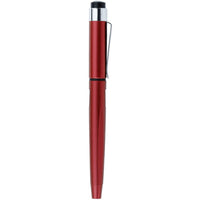 Diplomat Fountain Pen - Magnum Burned Red Resin Snap On Cap, Fine Nib | D40905023 ,