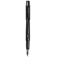 Diplomat Fountain Pen - Magnum Crow Black Resin Snap On Cap, Fine Nib | D40902023 ,