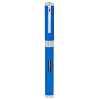 Diplomat Fountain Pen - Nexus Blue/Chrome Aluminum with Steel Fine Nib | D40503023 ,