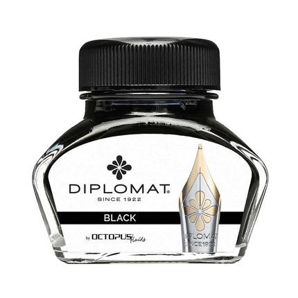 Diplomat Ink Bottle - Octopus Fountain Pen Smooth Quick Dry Black, 30ml | D41001002 ,
