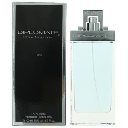 Diplomat Pour Homme by Paris Bleu Parfums, 3.3 oz Eau De Toilette Spray for Men ,