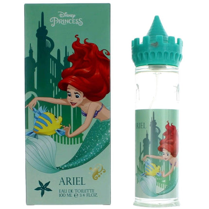 Disney Girl's Eau De Toilette Spray - Ariel Playful Fusion Genuine Scent, 3.4 oz ,