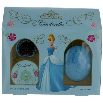 Disney Princess Girl's Charming House Gift Set - Cinderella Magical Scent, 2 Piece ,