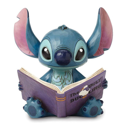 Disney Traditions Stitch with Story Book Figurine ,