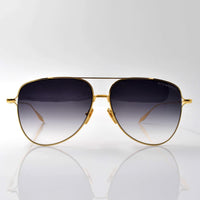 Dita Men's Sunglasses - Dark Grey Gradient Lens Aviator Frame | Moddict DTS144-A-01 ,