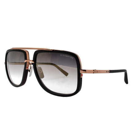 Dita Men's Sunglasses - Matte Black/Rose Gold Frame | One DRX-2030-L-BLK-RGD-59-Z ,