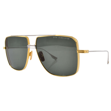 Dita Unisex Sunglasses - G-15 Lens Yellow Gold/Silver Frame | Dubsystem DTS157-A-01 ,