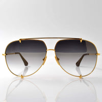 Dita Unisex Sunglasses - Grey Gradient with Gold Flash Lens | Talon 23007-D-18K-62-Z ,