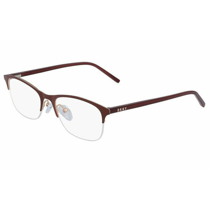 Dkny Unisex Eyeglasses - Burgundy Metal Rectangular Frame Demo Lens | DKNY DK3000 605 ,