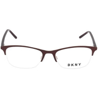 Dkny Unisex Eyeglasses - Burgundy Metal Rectangular Frame Demo Lens | DKNY DK3000 605 ,