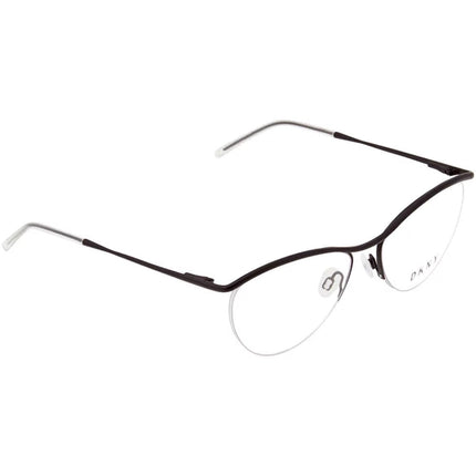 Dkny Women's Eyeglasses - Black Metal Half Rim Frame Demo Lens | DKNY DK1015 001 ,