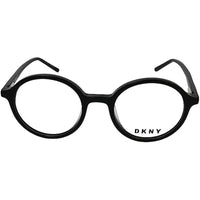DKNY Women's Eyeglasses - Black Round Full-Rim Plastic Frame | DKNY DK5026 1 ,