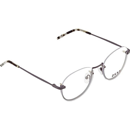 DKNY Women's Eyeglasses - Grey Round Rimless Metal Frame | DKNY DK1000 14 ,