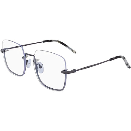 DKNY Women's Eyeglasses - Grey Round Rimless Metal Frame | DKNY DK1001 14 ,