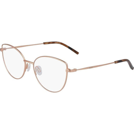 Dkny Women's Eyeglasses - Rose Gold Metal Cat Eye Full Rim Frame | DKNY DK1017 770 ,