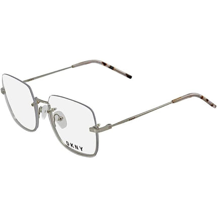 DKNY Women's Eyeglasses - Silver Square Rimless Metal Frame | DKNY DK1001 30 ,