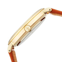 DKNY Women's Strap Watch - Minetta Quartz Silver Dial Brown Leather | NY2613 ,