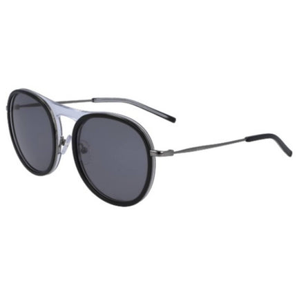 Dkny Women's Sunglasses - Black Plastic Round Frame Olive Lens | DKNY DK700S 001 ,