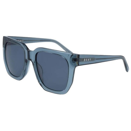 Dkny Women's Sunglasses - Crystal Cadet Blue Plastic Square Frame | DKNY DK513S 405 ,