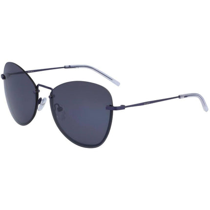 Dkny Women's Sunglasses - Navy Metal Butterfly Frame Blue Lens | DKNY DK100S 415 ,