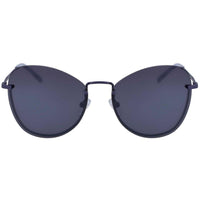 Dkny Women's Sunglasses - Navy Metal Butterfly Frame Blue Lens | DKNY DK100S 415 ,