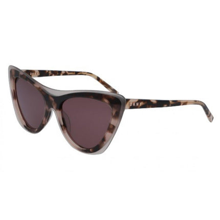 Dkny Women's Sunglasses - Nude Tort Cat Eye Frame Purple Lens | DKNY DK516S 235 ,