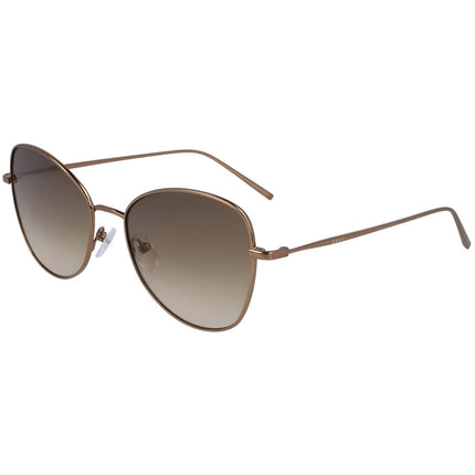 Dkny Women's Sunglasses - Taupe Butterfly Frame Brown Grad Lens | DKNY DK104S 272 ,