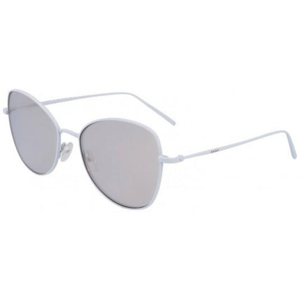 Dkny Women's Sunglasses - White Butterfly Frame Light Grey Lens | DKNY DK104S 101 ,