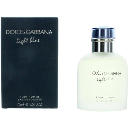 Dolce & Gabbana Men's Eau De Toilette Spray - Light Blue Alluring Scent, 2.5 oz ,