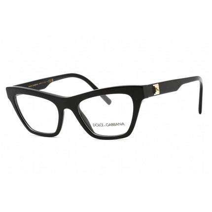 Dolce & Gabbana Men's Eyeglasses - Full Rim Black Rectangular Frame | 0DG3359 501 ,