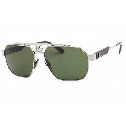 Dolce & Gabbana Men's Sunglasses - Full Rim Gunmetal Metal Aviator | 0DG2294 04/71 ,
