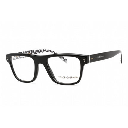 Dolce & Gabbana Women's Eyeglasses - Black Plastic Rectangular Frame | 0DG3362 3389 ,