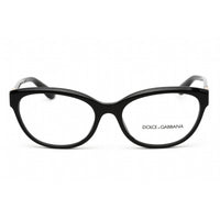Dolce & Gabbana Women's Eyeglasses - Black Rectangular Clear Demo Lens | 0DG3342 501 ,