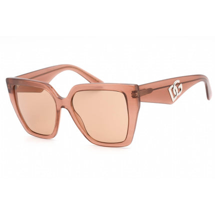 Dolce & Gabbana Women's Sunglasses - Cat Eye Frame Rose Brown Lens | 0DG4438 3411/3 ,