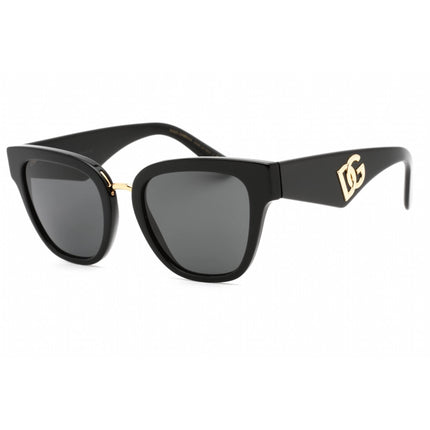 Dolce & Gabbana Women's Sunglasses - Full Rim Black Plastic Cat Eye | 0DG4437 501/87 ,
