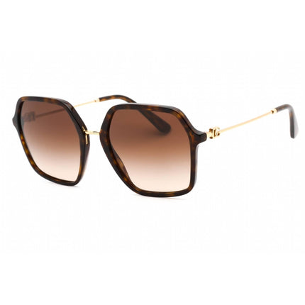 Dolce & Gabbana Women's Sunglasses - Full Rim Havana Plastic Square | 0DG4422 502/13 ,