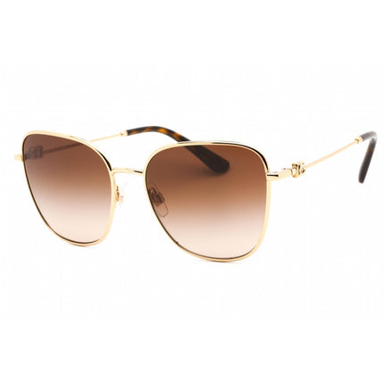 Dolce & Gabbana Women's Sunglasses - Gold Metal Cat Eye Shape Frame | 0DG2293 02/13 ,