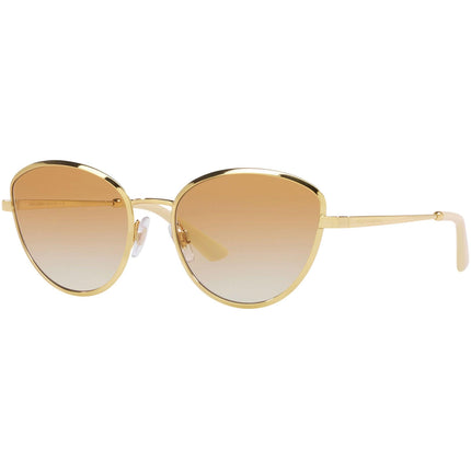 Dolce & Gabbana Women's Sunglasses - Gradient Lens Gold Metal Frame | 0DG2280 02/2Q ,
