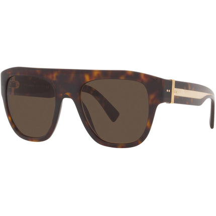 Dolce & Gabbana Women's Sunglasses - Havana Plastic Square Frame | 0DG4398 502/73 ,