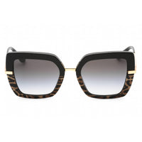 Dolce & Gabbana Women's Sunglasses - Shiny Black/Leopard Cat Eye | 0DG4373 32448G ,