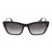 Dolce & Gabbana Women's Sunglasses - Transparent Grey/Black Cat Eye | 0DG6171 32578G ,